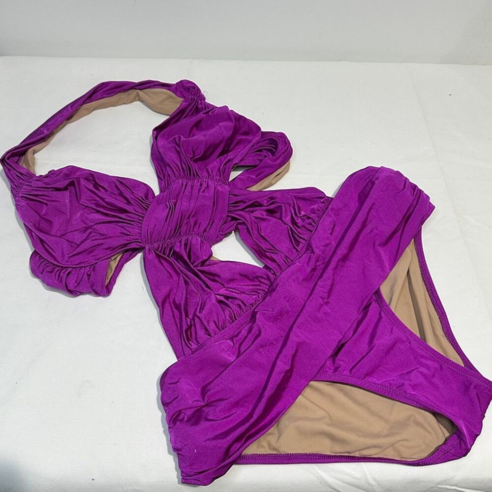 Luxury Meriell Club Collection Monokini - Made in Italy - Size 44 Italy (US 12) - Picture 1 of 6